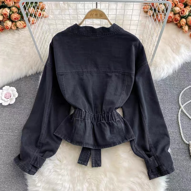 Careless night denim top TZZ848 image